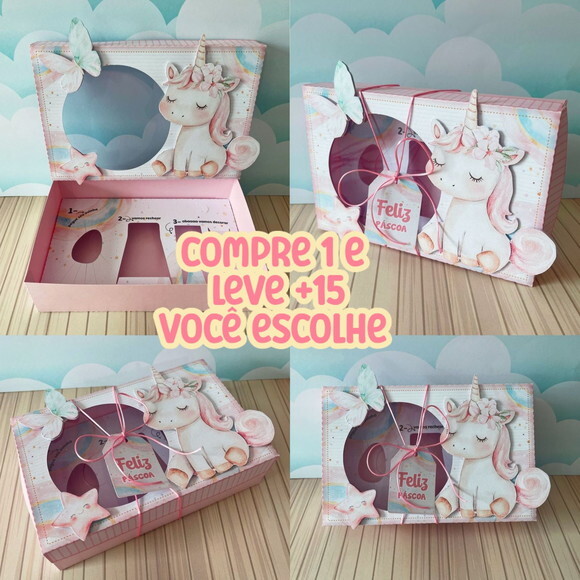 Arquivo de Corte Mini Confeiteiro Unicórnio #6609