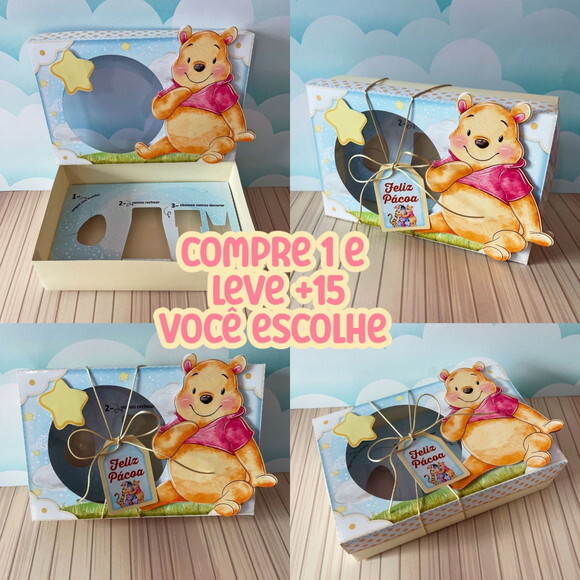 Arquivo de Corte Mini Confeiteiro Ursinho Pooh #6586