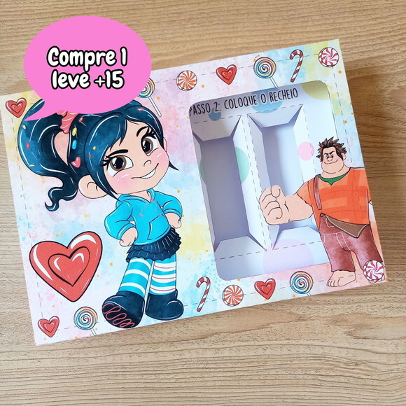 Arquivo de Corte Mini Confeiteiro Vanelope #3691