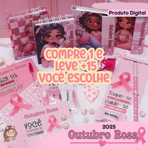 Arquivo de Corte Outubro Rosa 2025 #7206
