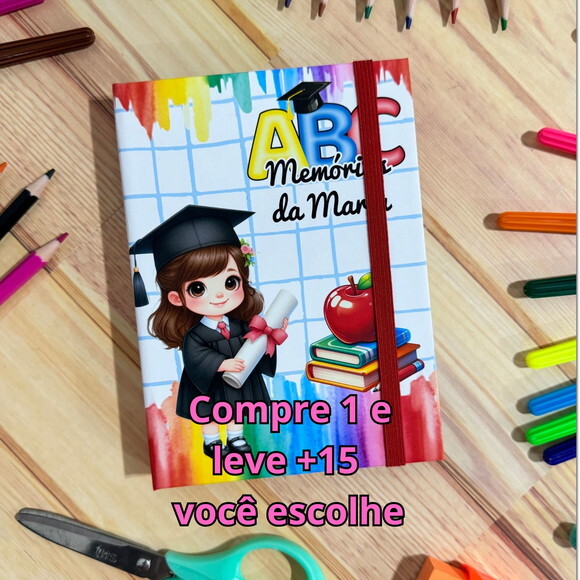 Arquivo de Corte Porta Bloquinho Formatura #5589