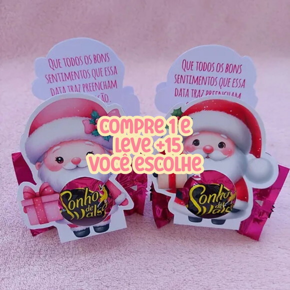 Arquivo de Corte Porta Bombom Papei Noel #7398