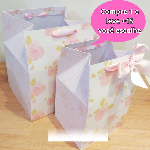 Arquivo de Corte Sacolinha Florir Dia das Mães #3929