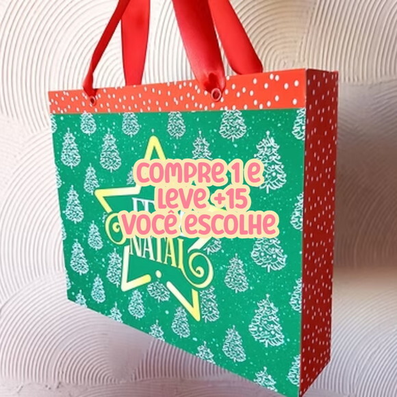 Arquivo de Corte Sacolinha Natal #7385