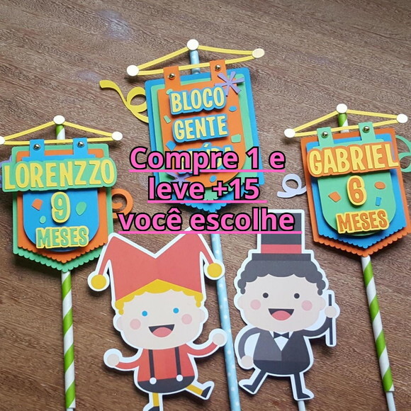 Arquivo de Corte Topo de Bolo Carnaval #6370
