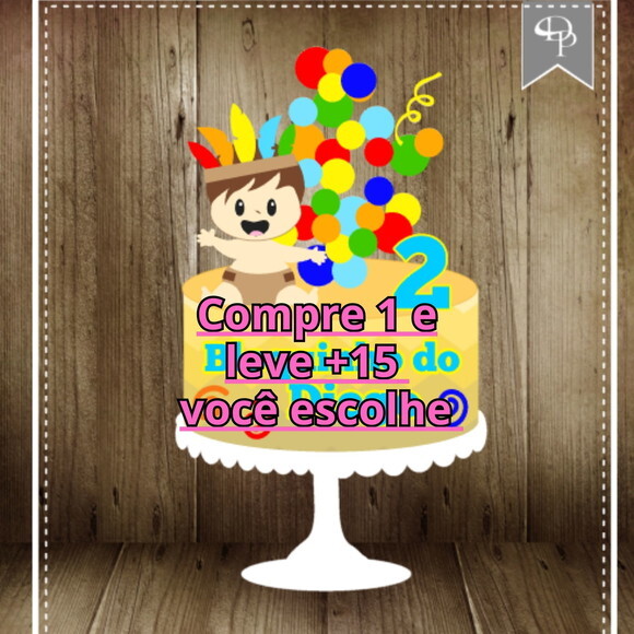 Arquivo de Corte Topo de Bolo Carnaval #6389