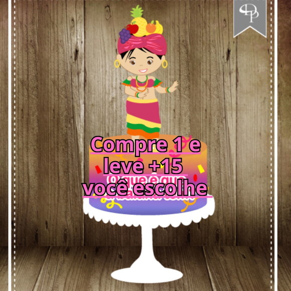 Arquivo de Corte Topo de Bolo Carnaval #6452