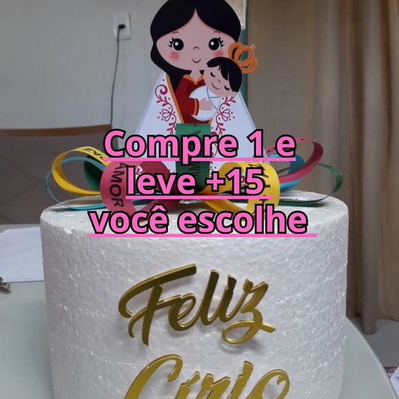 Arquivo de Corte Topo de Bolo Círio de Nazaré #7098