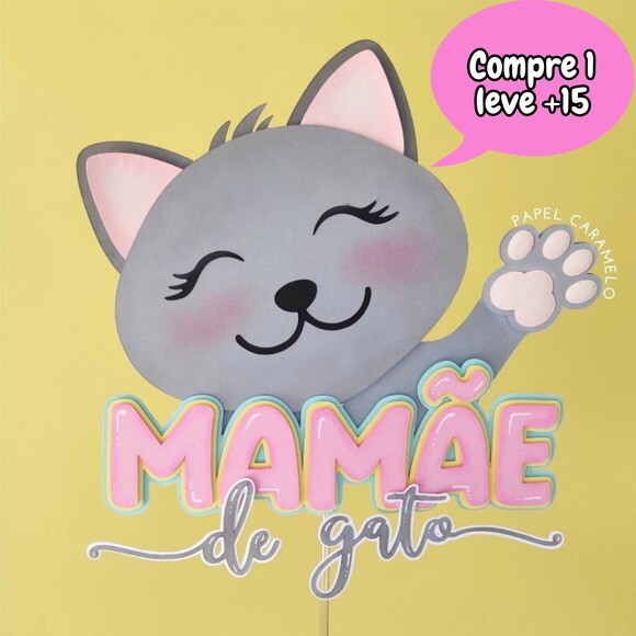 Arquivo de Corte Topo de Bolo Dia das Mães #506