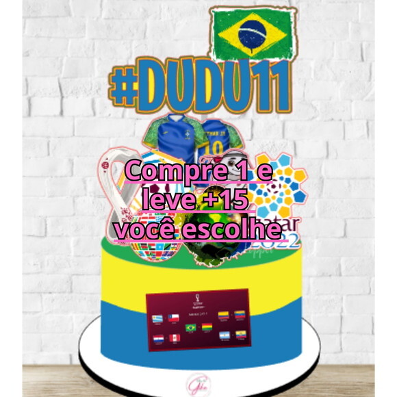 Arquivo de Corte Topo de Bolo Futebol #6160