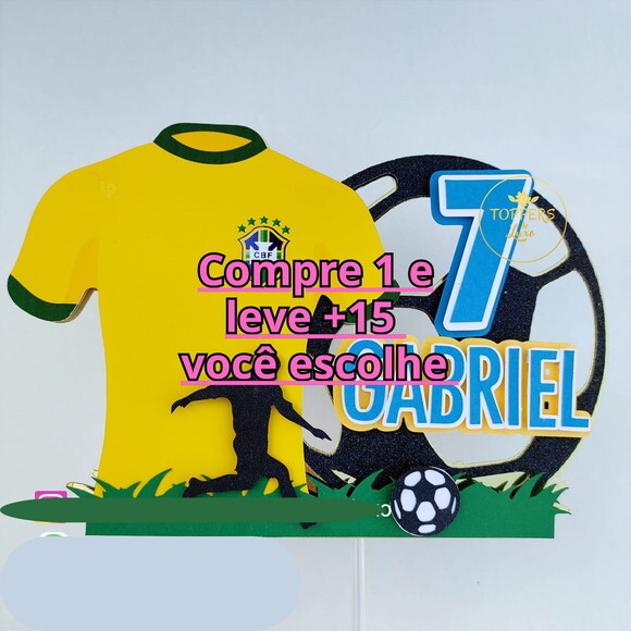 Arquivo de Corte Topo de Bolo Futebol #6193