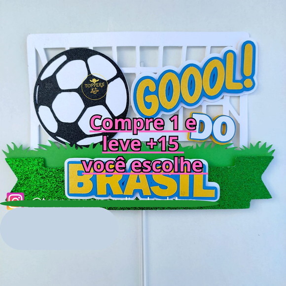 Arquivo de Corte Topo de Bolo Futebol #6192