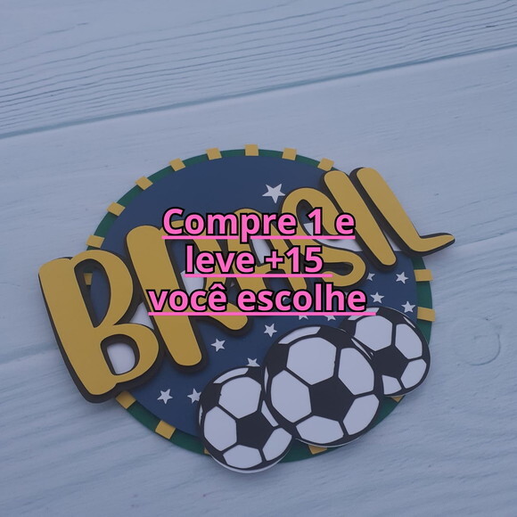 Arquivo de Corte Topo de Bolo Futebol #6203