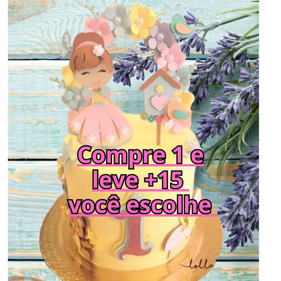 Arquivo de Corte Topo de Bolo Jardim #6625
