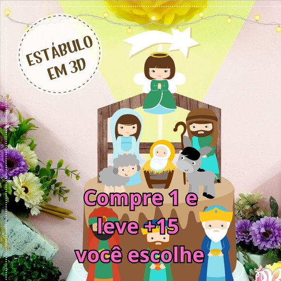 Arquivo de Corte Topo de Bolo Natal #2688