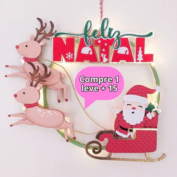Arquivo de Corte Topo de Bolo Natal #3565