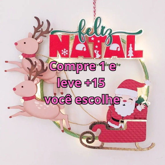 Arquivo de Corte Topo de Bolo Natal #3565