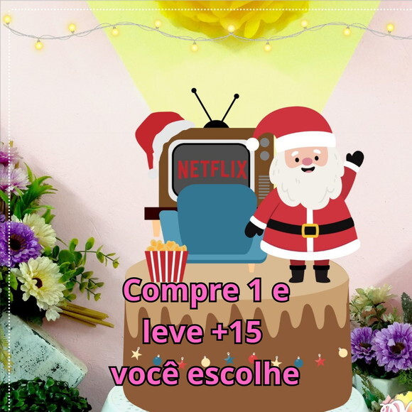Arquivo de Corte Topo de Bolo Natal #5785