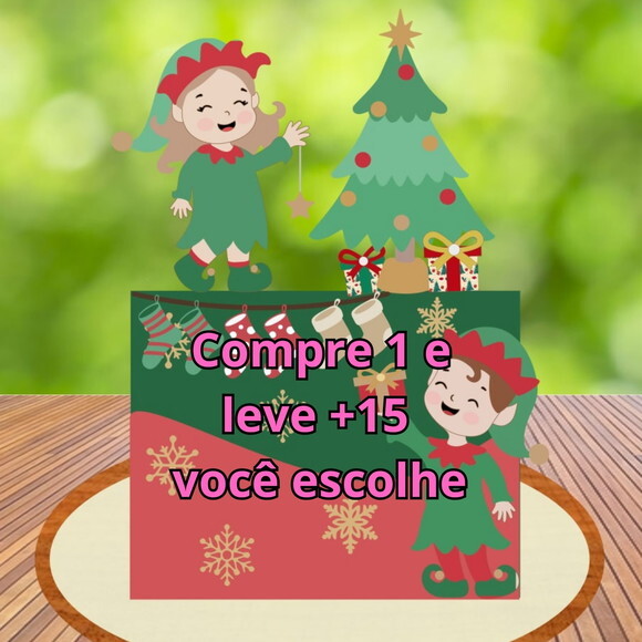 Arquivo de Corte Topo de Bolo Natal #5828