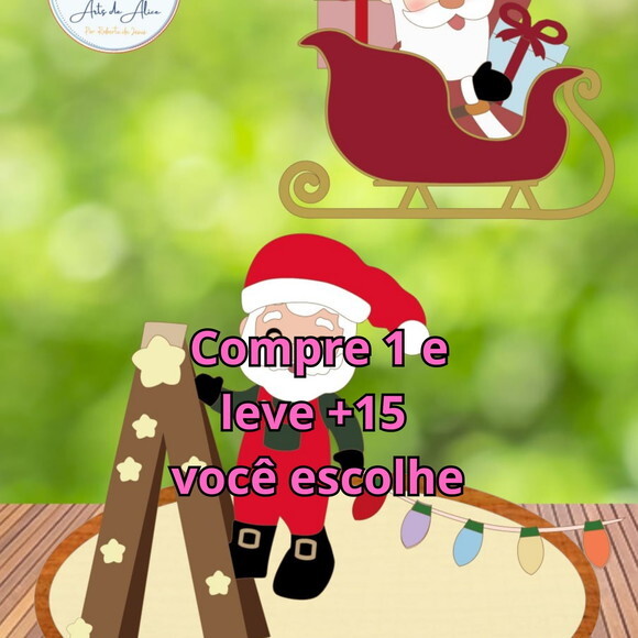 Arquivo de Corte Topo de Bolo Natal #5832