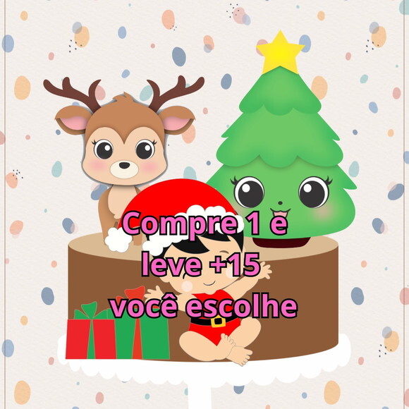 Arquivo de Corte Topo de Bolo Natal #5840