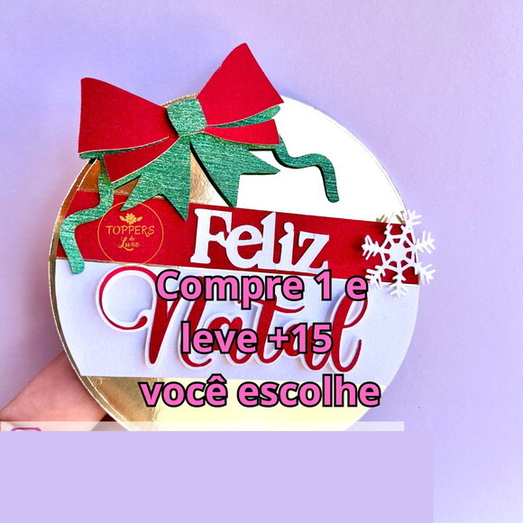 Arquivo de Corte Topo de Bolo Natal #5849