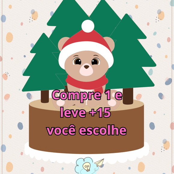Arquivo de Corte Topo de Bolo Natal #5848