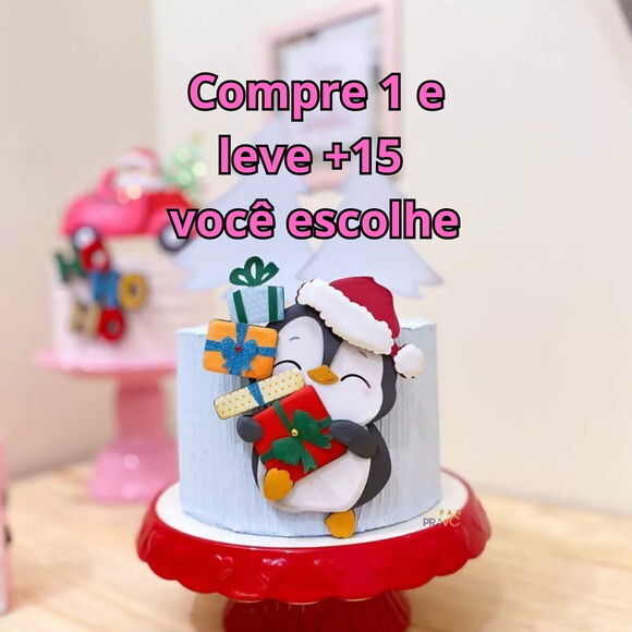 Arquivo de Corte Topo de Bolo Natal #5855