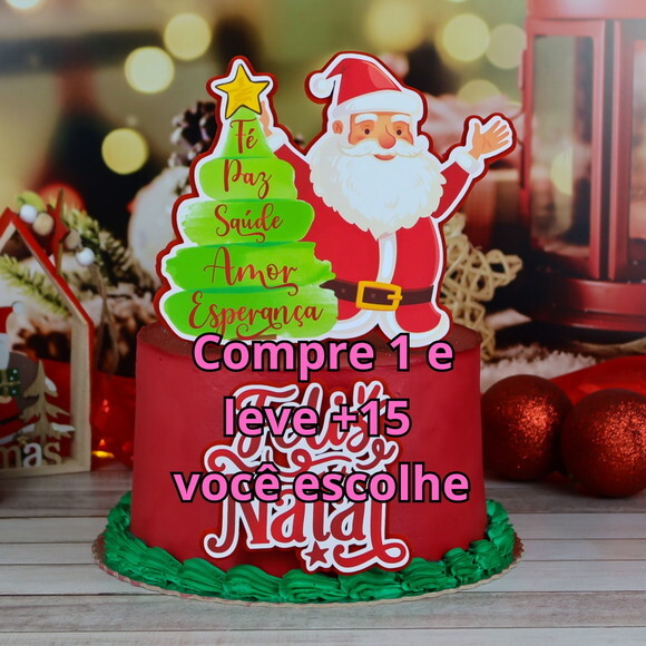 Arquivo de Corte Topo de Bolo Natal #5856