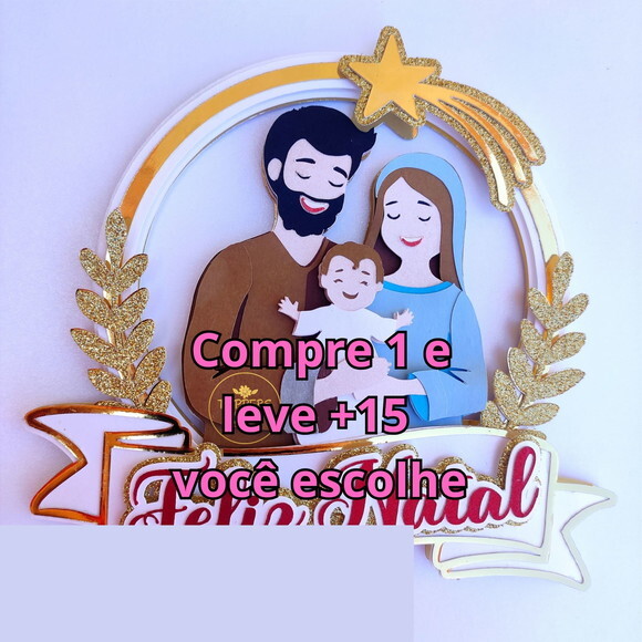 Arquivo de Corte Topo de Bolo Natal #5866