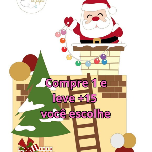 Arquivo de Corte Topo de Bolo Natal #5877