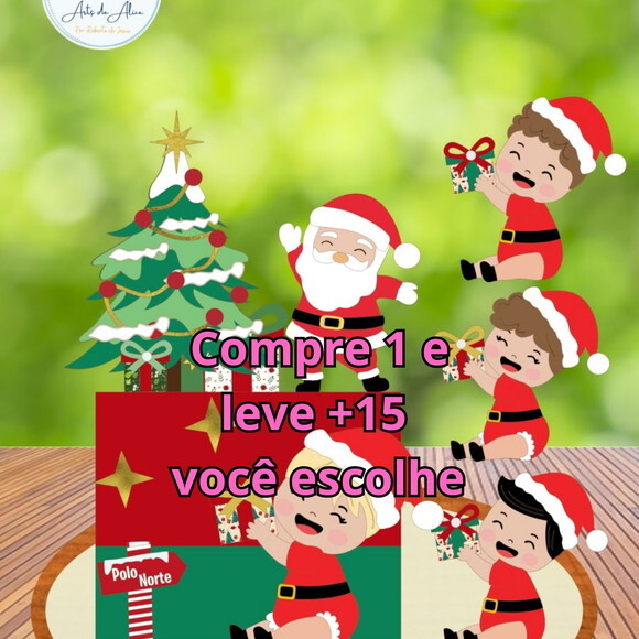 Arquivo de Corte Topo de Bolo Natal #5886