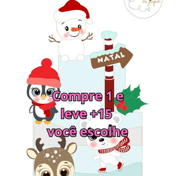 Arquivo de Corte Topo de Bolo Natal #5889