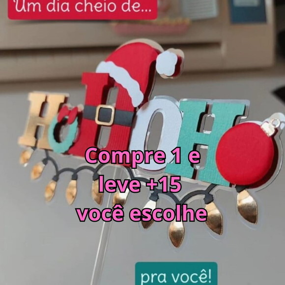 Arquivo de Corte Topo de Bolo Natal #5900