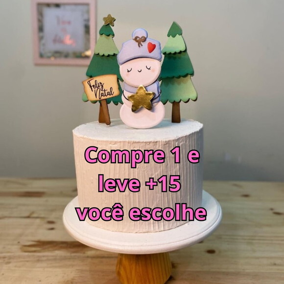 Arquivo de Corte Topo de Bolo Natal #5905