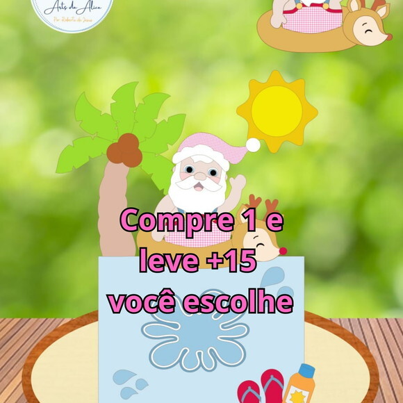 Arquivo de Corte Topo de Bolo Natal #5908