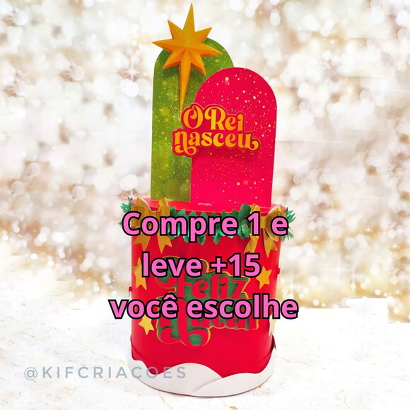 Arquivo de Corte Topo de Bolo Natal #5914