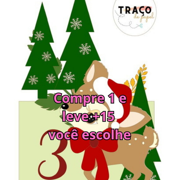 Arquivo de Corte Topo de Bolo Natal #5913