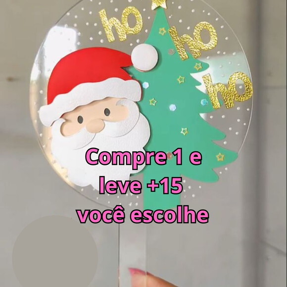 Arquivo de Corte Topo de Bolo Natal #5926