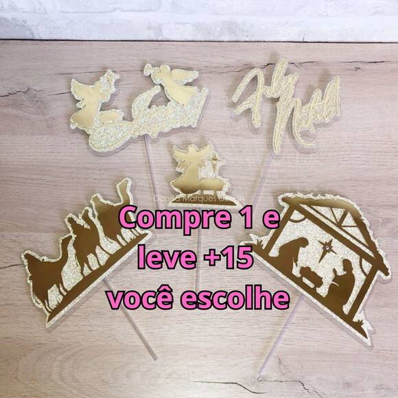 Arquivo de Corte Topo de Bolo Natal #5933