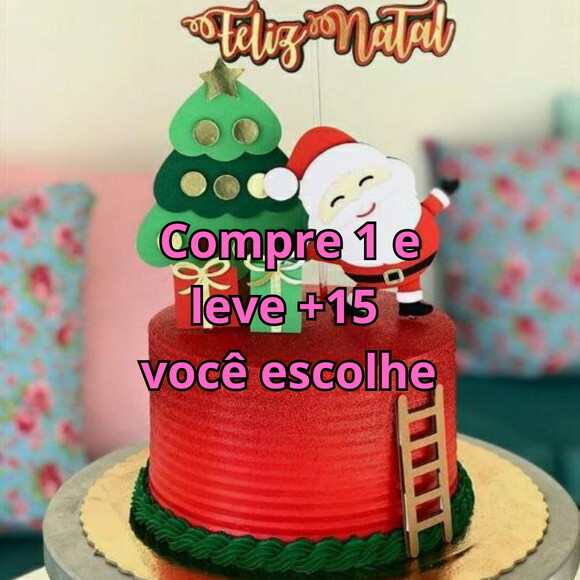 Arquivo de Corte Topo de Bolo Natal #5955