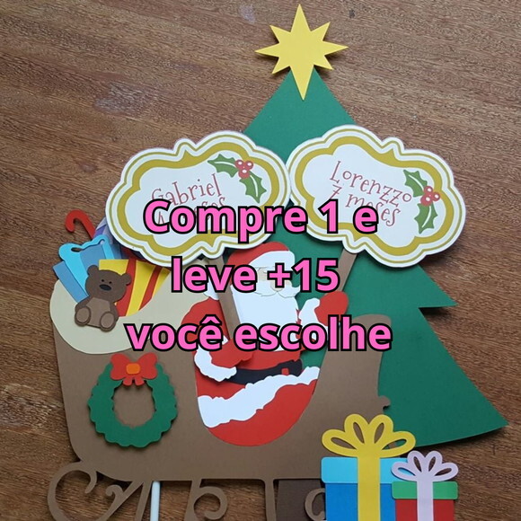 Arquivo de Corte Topo de Bolo Natal #5972