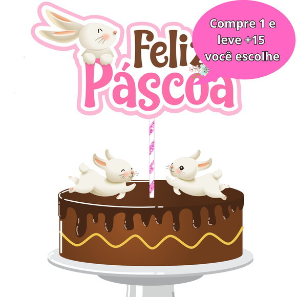 Arquivo de Corte Topo de Bolo Páscoa #4272