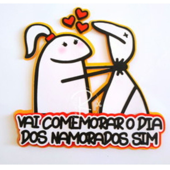 Arquivo de Corte Topo de Bolo- Dia dos Namorados #727
