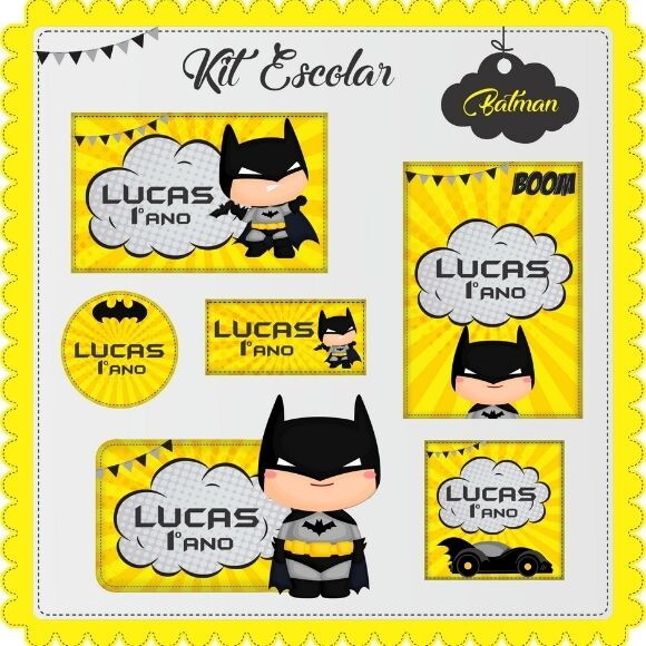 Arquivo de Corte Volta Ás Aulas Batman #3633