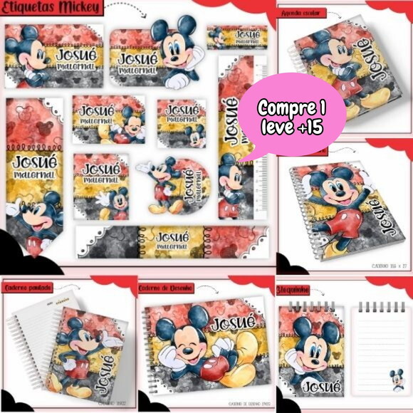 Arquivo de Corte Volta Ás Aulas Mickey #028