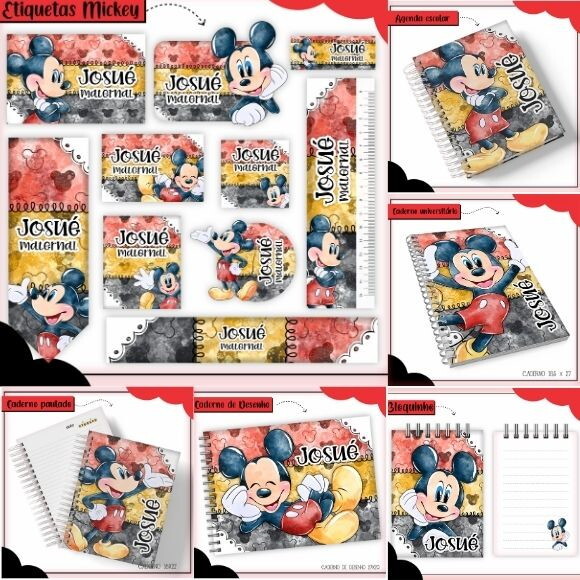 Arquivo de Corte Volta Ás Aulas Mickey #028