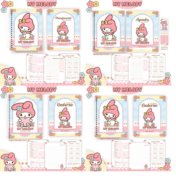 Arquivo de Corte Volta Ás Aulas My Melody #5427
