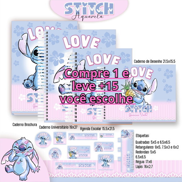 Arquivo de Corte Volta Ás Aulas Stitch #5354