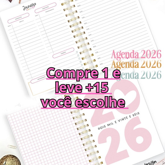 Arquivo Digital Agenda 2026 - Color #6932
